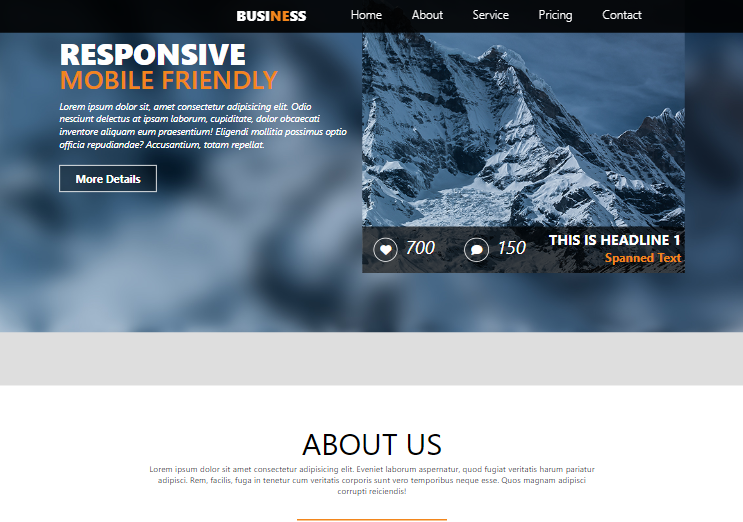 BusinessLandingPage